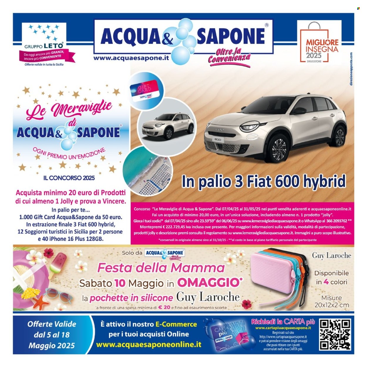 Volantino Acqua & Sapone - 5/5/2025 - 18/5/2025. Pagina 1