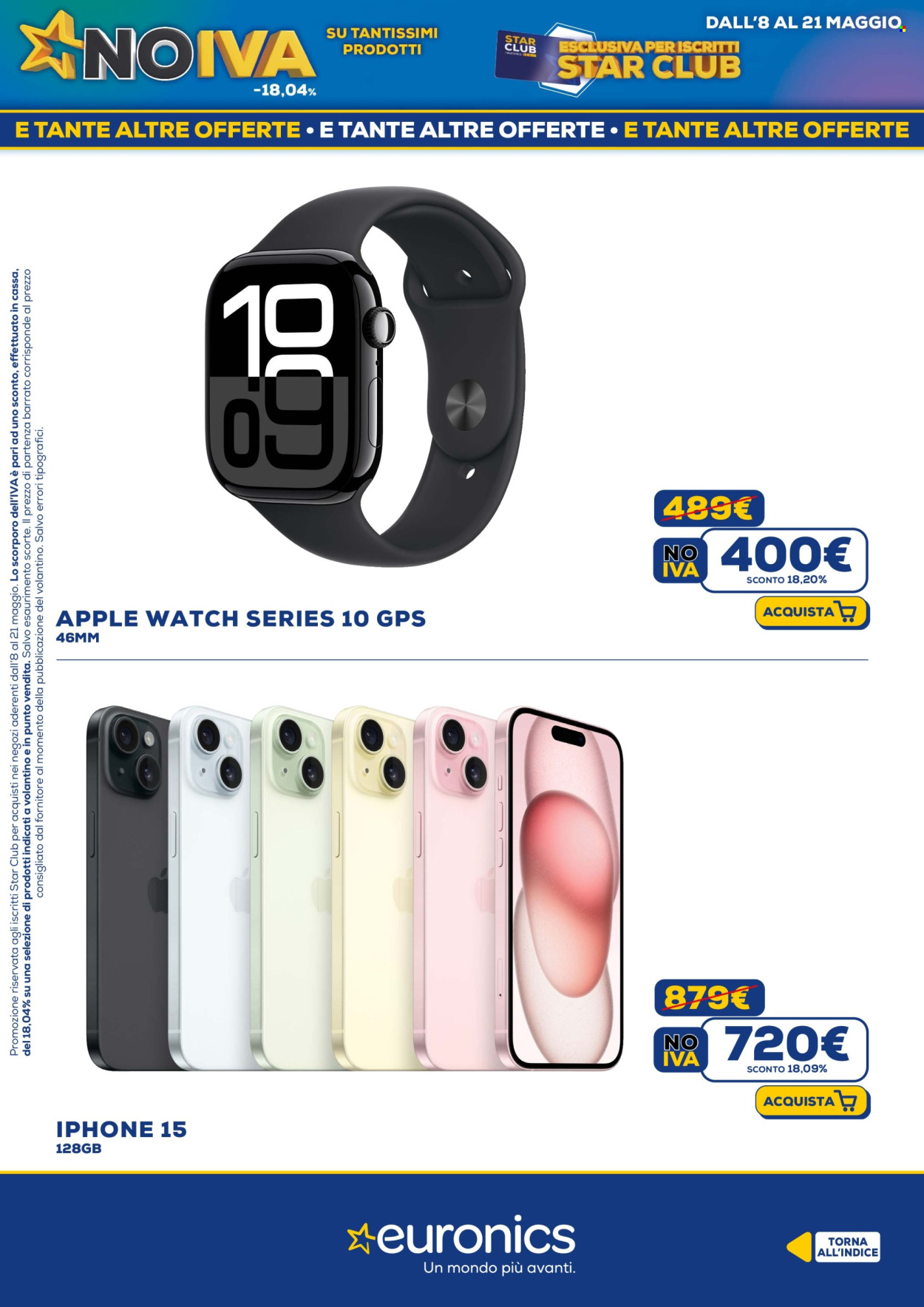 Volantino Euronics - 8/5/2025 - 21/5/2025. Pagina 3