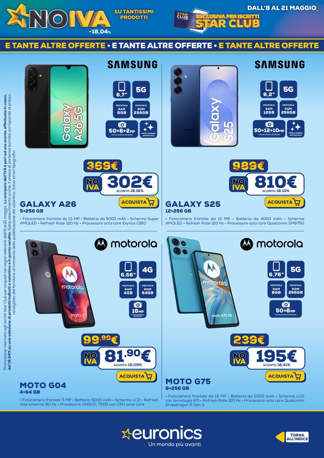 Volantino Euronics - 8/5/2025 - 21/5/2025. Pagina 4