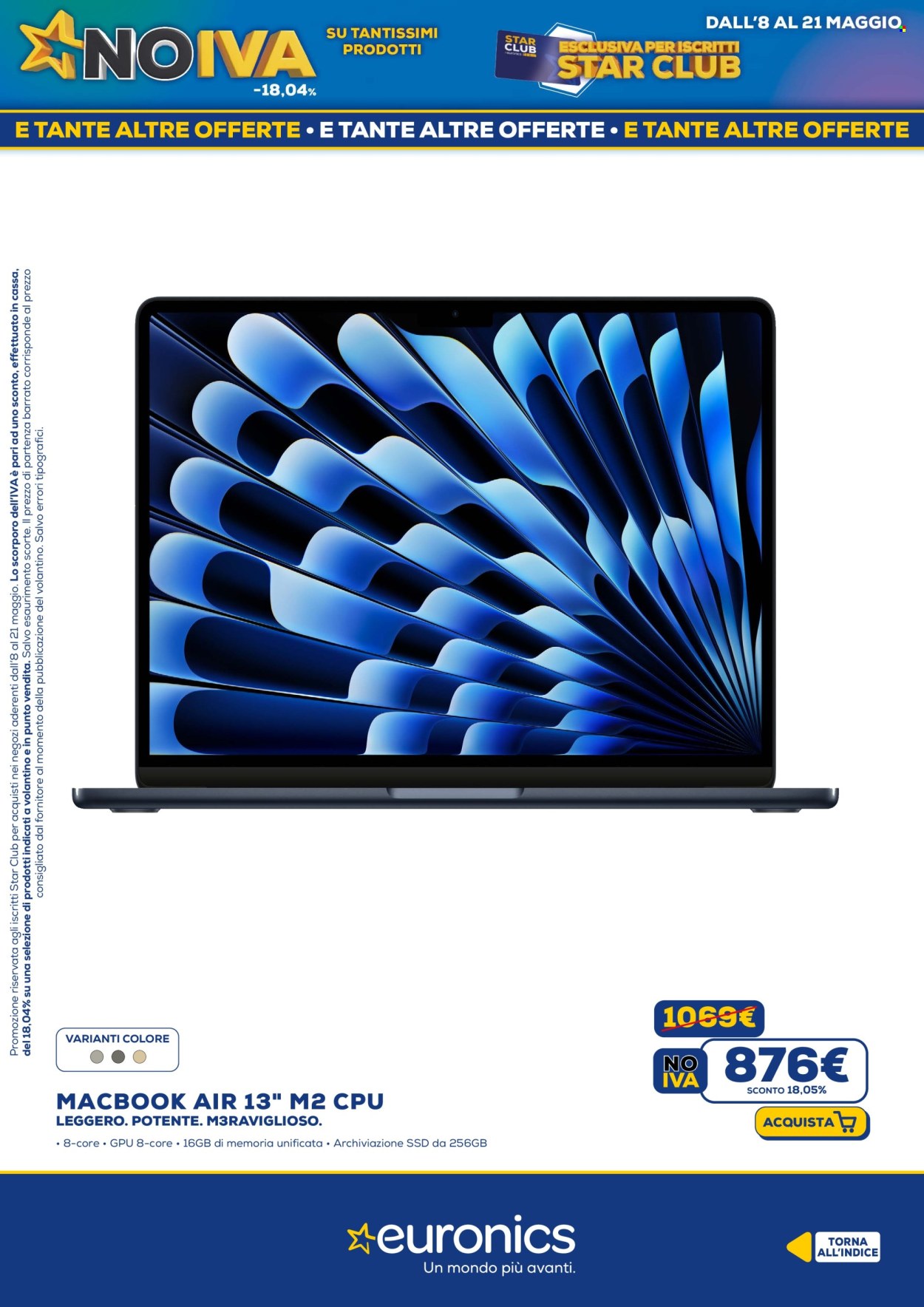 Volantino Euronics - 8/5/2025 - 21/5/2025. Pagina 8