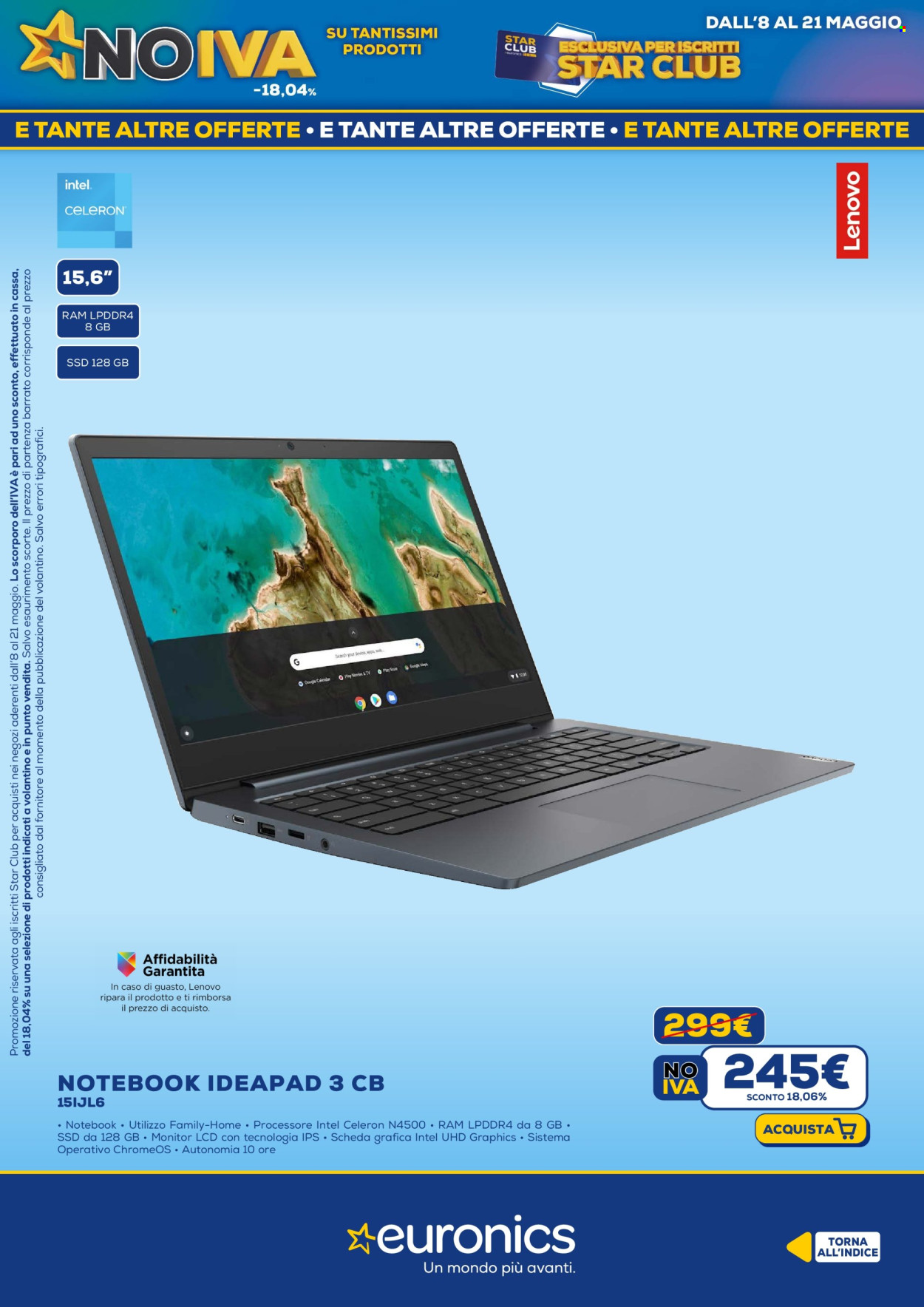 Volantino Euronics - 8/5/2025 - 21/5/2025. Pagina 9