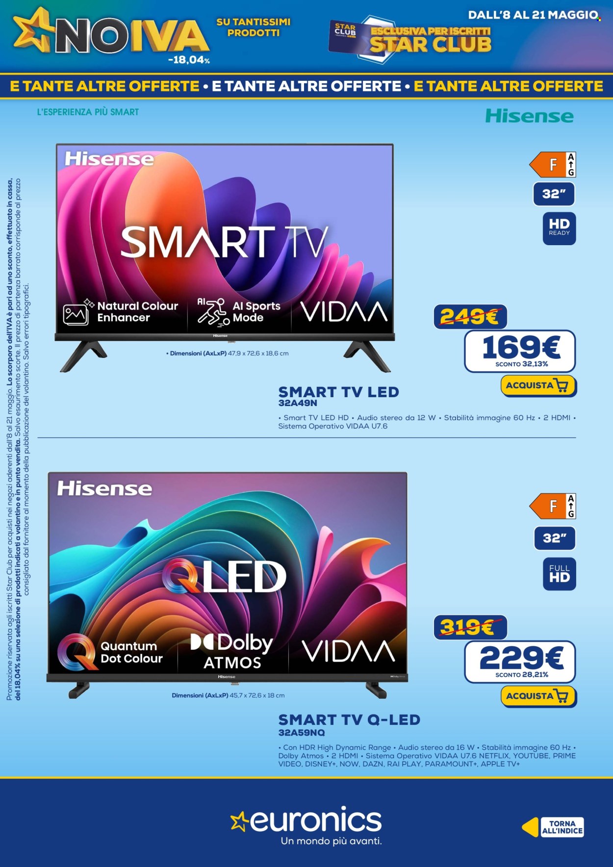 Volantino Euronics - 8/5/2025 - 21/5/2025. Pagina 16