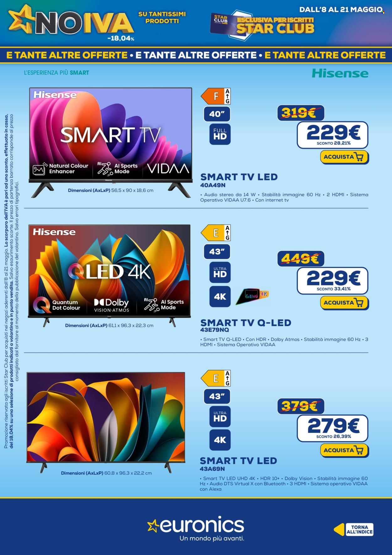 Volantino Euronics - 8/5/2025 - 21/5/2025. Pagina 17
