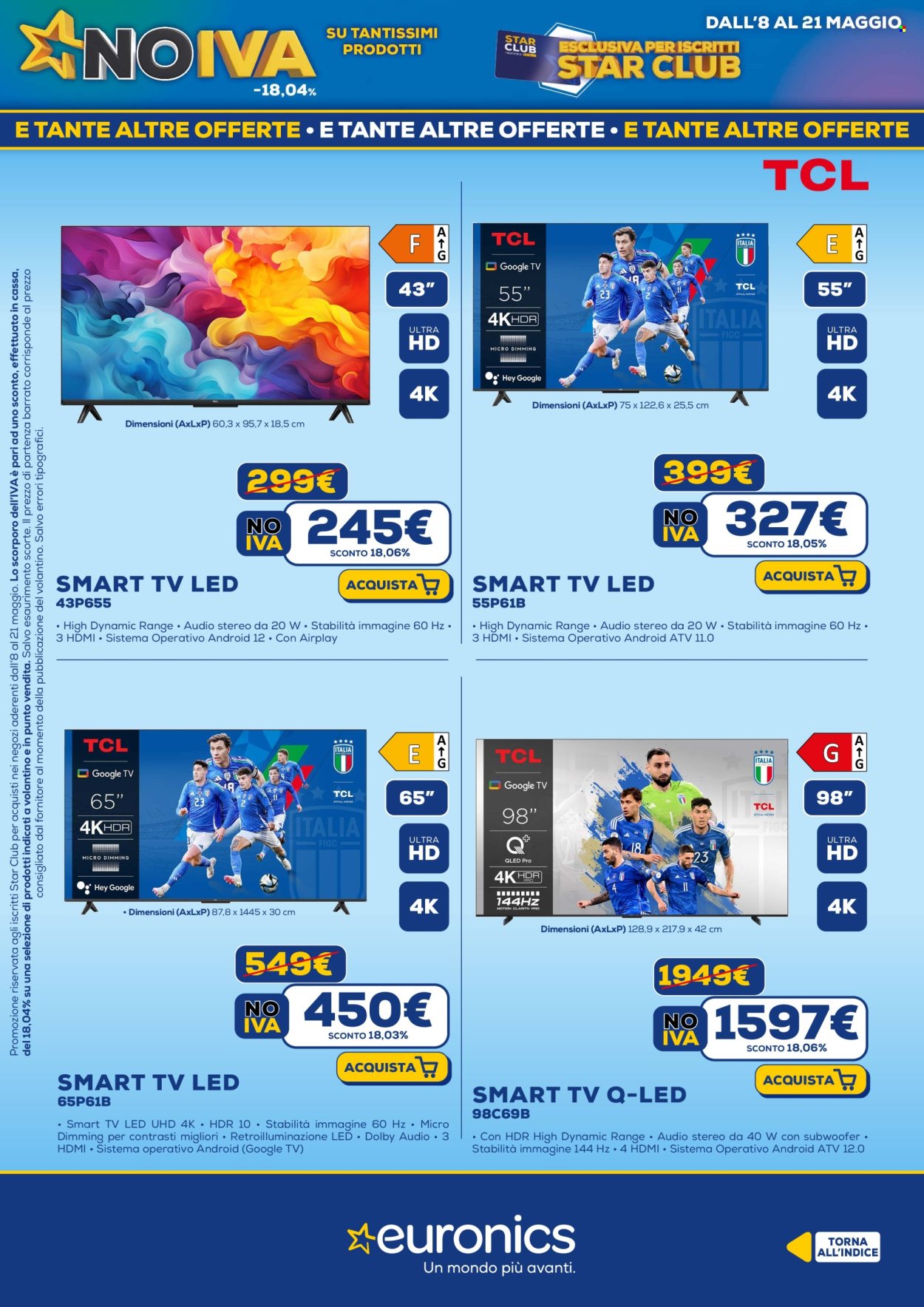 Volantino Euronics - 8/5/2025 - 21/5/2025. Pagina 22