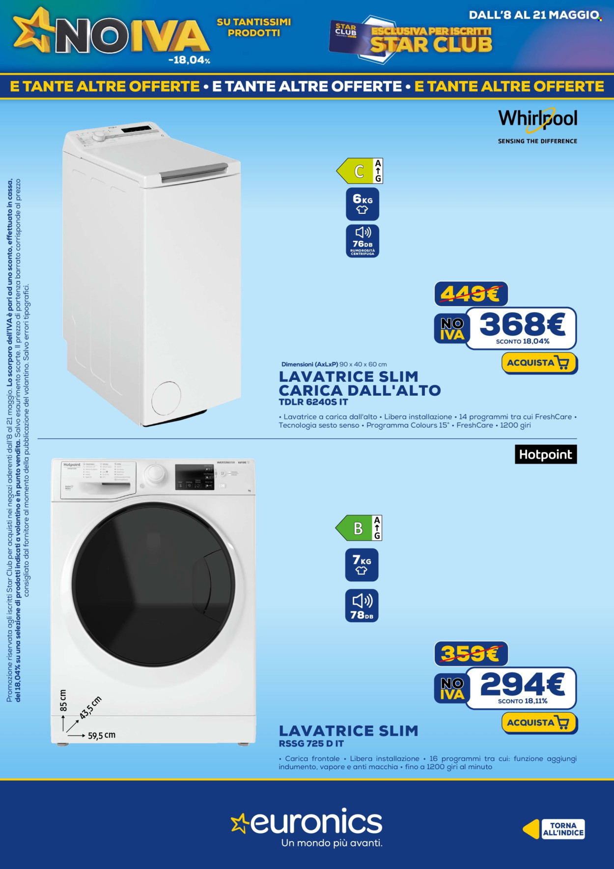 Volantino Euronics - 8/5/2025 - 21/5/2025. Pagina 26