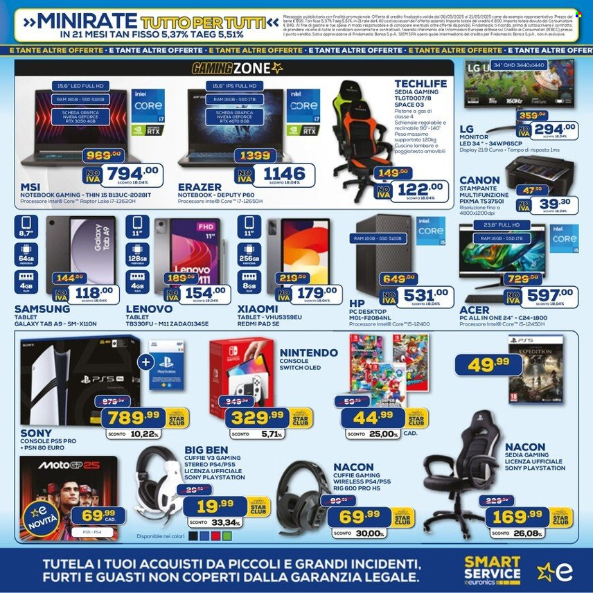 Volantino Euronics - 8/5/2025 - 21/5/2025. Pagina 7