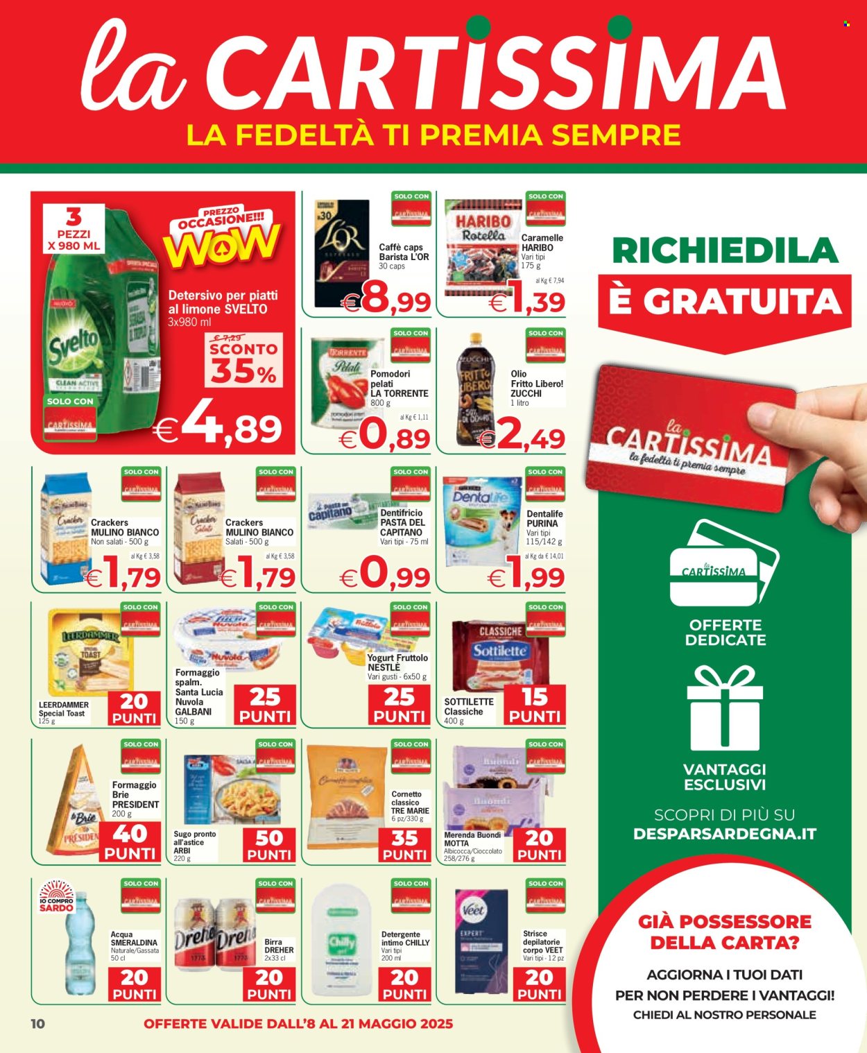 Volantino Eurospar - 8/5/2025 - 21/5/2025. Pagina 10