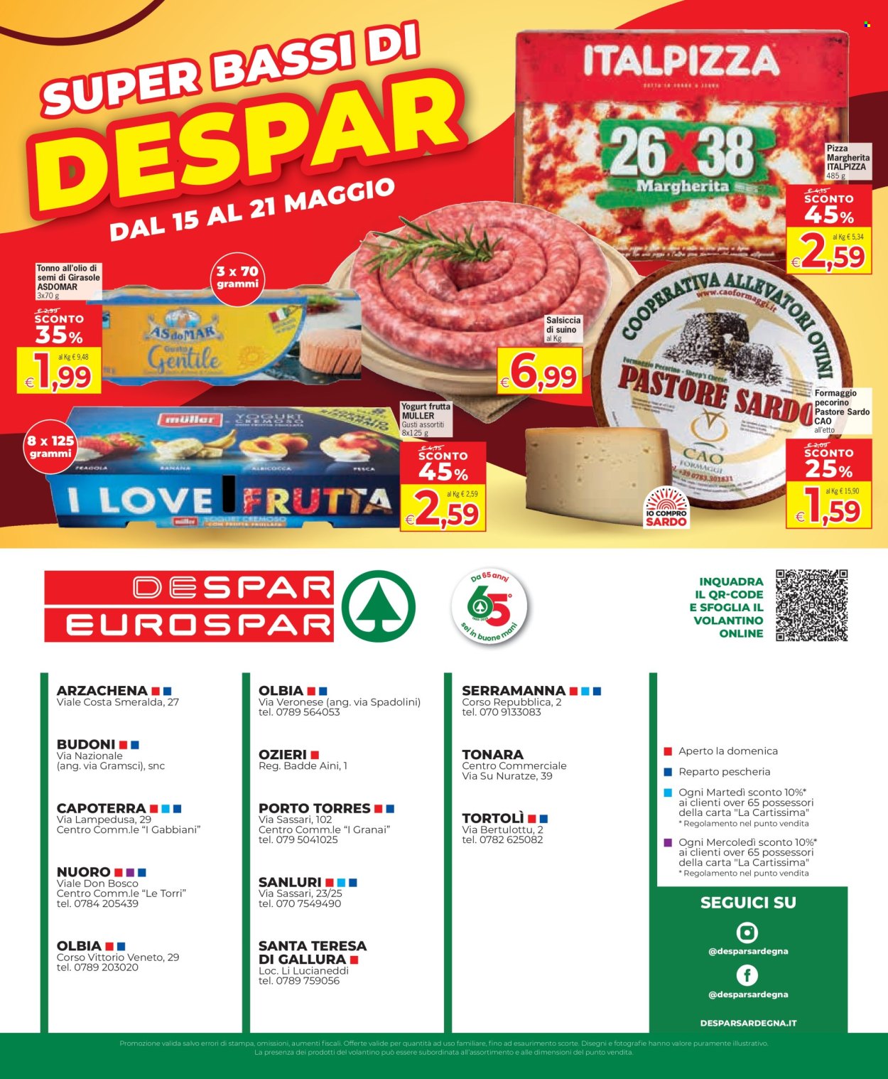 Volantino Eurospar - 8/5/2025 - 21/5/2025. Pagina 20