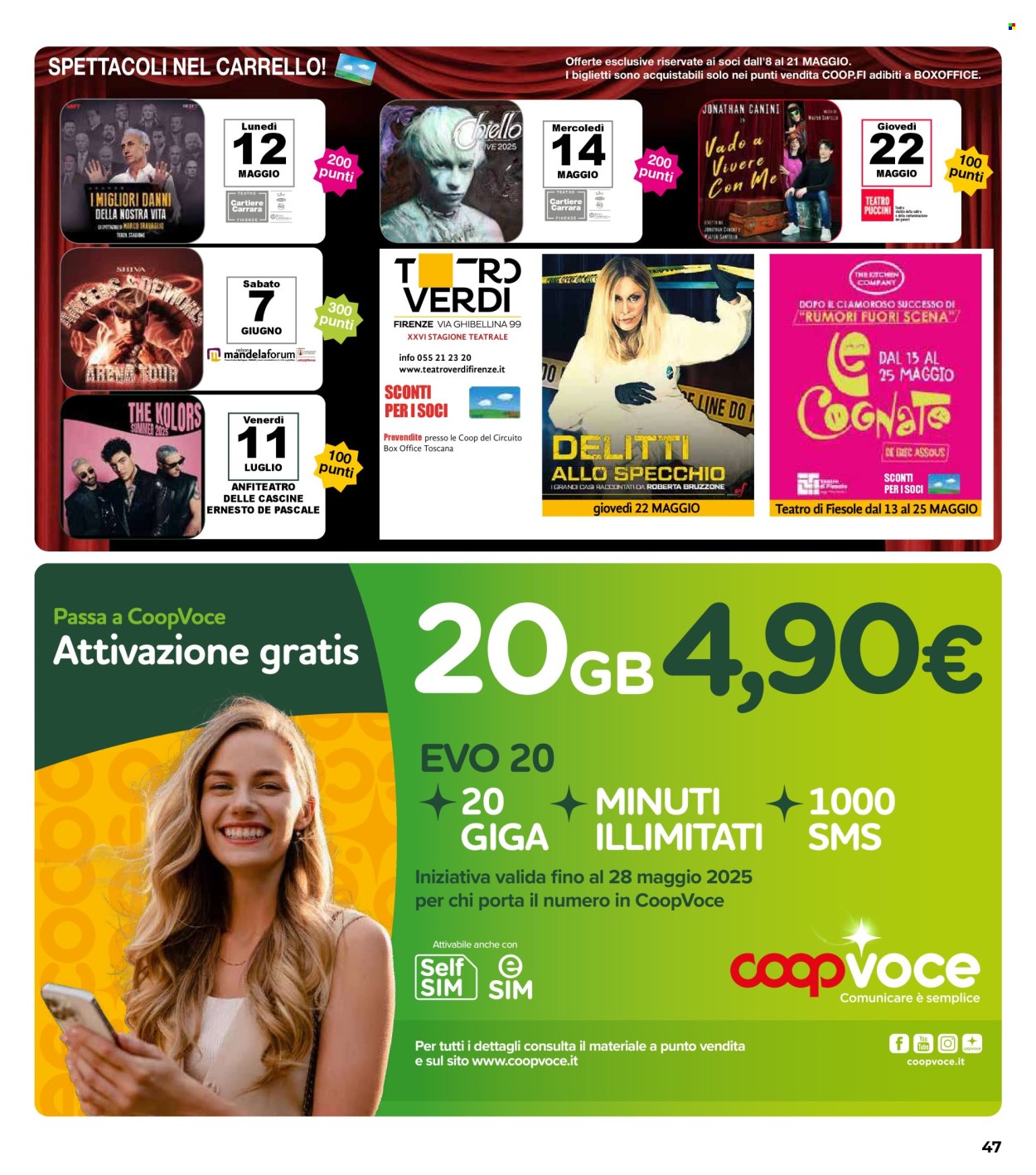 Volantino Coop - 8/5/2025 - 20/5/2025. Pagina 47