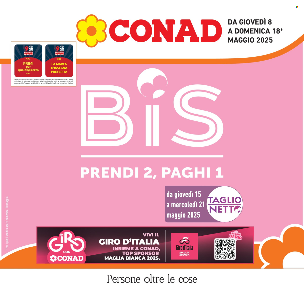 Volantino Conad - 8/5/2025 - 18/5/2025. Pagina 1