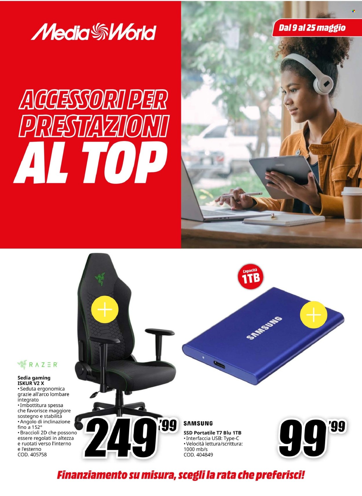 Volantino MediaWorld - 9/5/2025 - 25/5/2025. Pagina 1