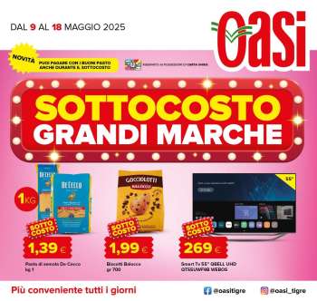 Volantino Oasi - 9/5/2025 - 18/5/2025.
