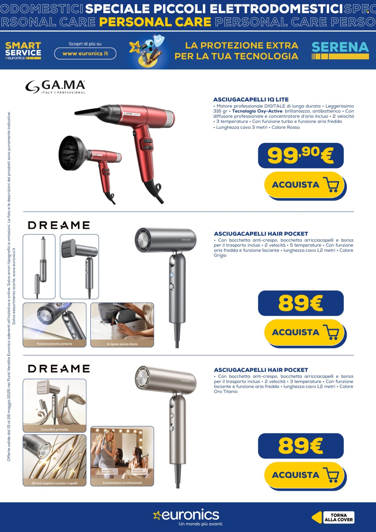 Volantino Euronics - 15/5/2025 - 28/5/2025. Pagina 3