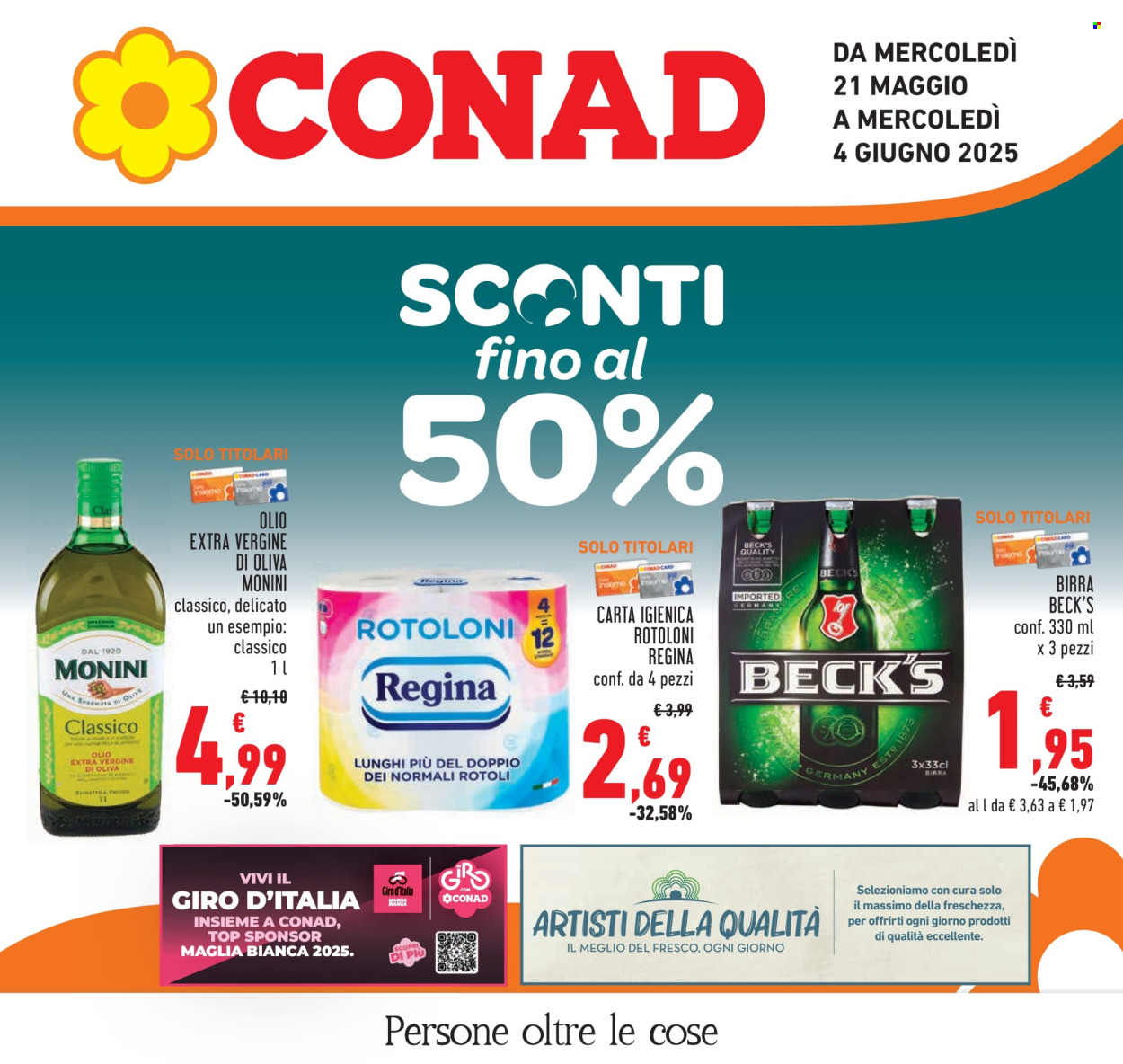 Volantino Conad - 21/5/2025 - 4/6/2025. Pagina 1
