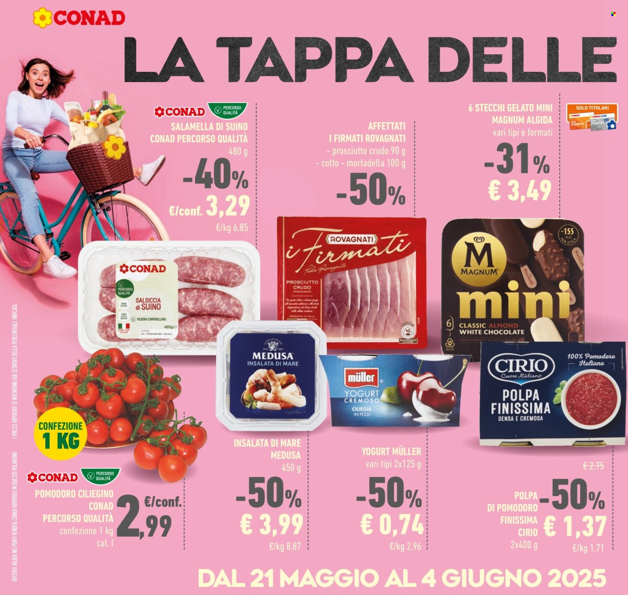 Leták Conad - 21.5.2025 - 4.6.2025. Strana 16