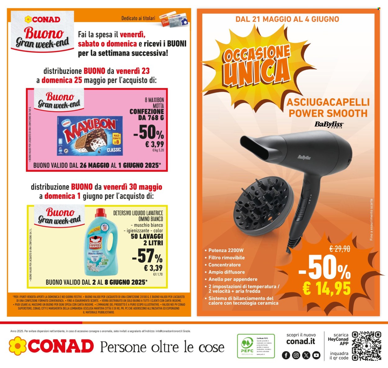 Leták Conad - 21.5.2025 - 4.6.2025. Strana 40