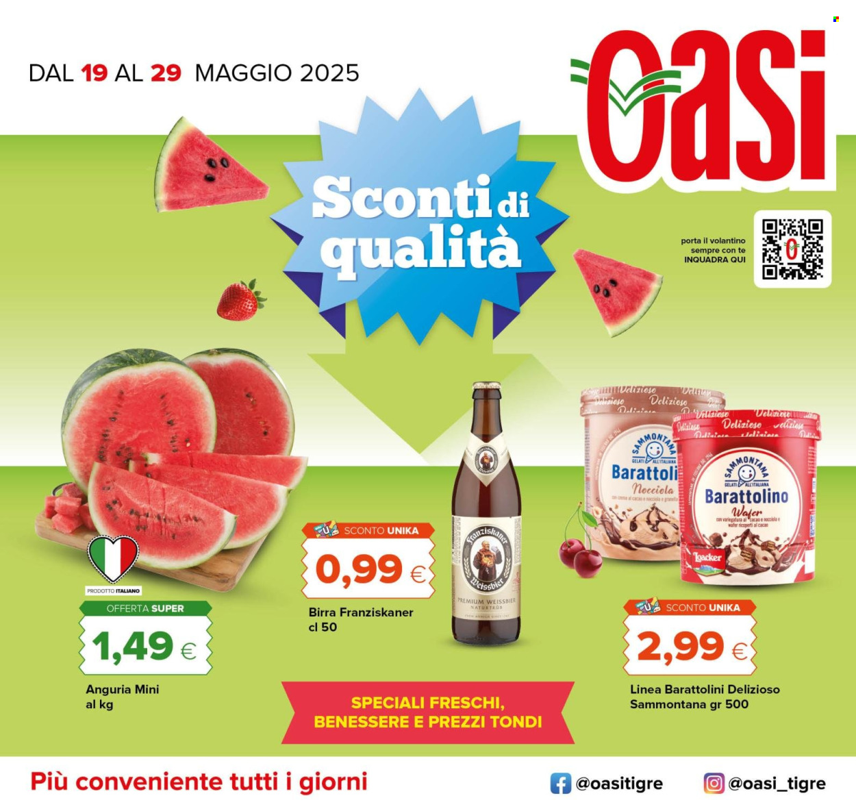 Volantino Oasi - 19/5/2025 - 29/5/2025. Pagina 1