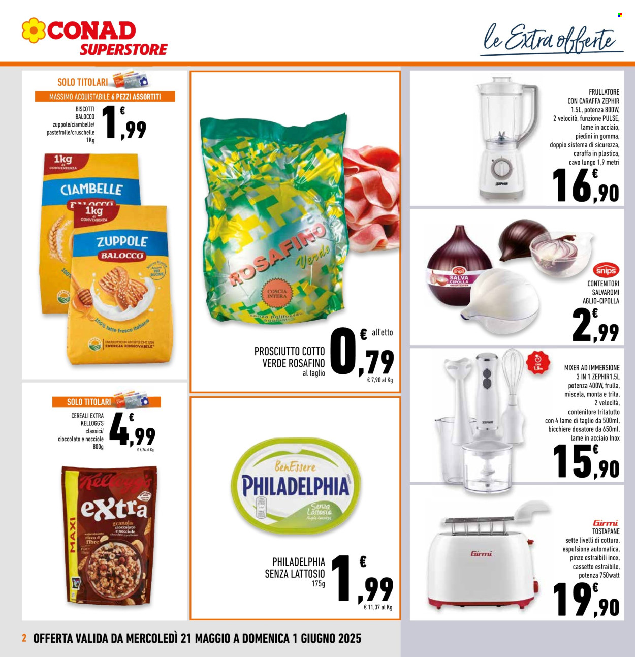 Volantino Conad Superstore - 21/5/2025 - 1/6/2025. Pagina 2