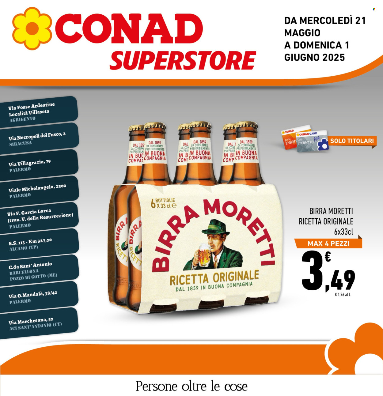 Volantino Conad Superstore - 21/5/2025 - 1/6/2025. Pagina 1