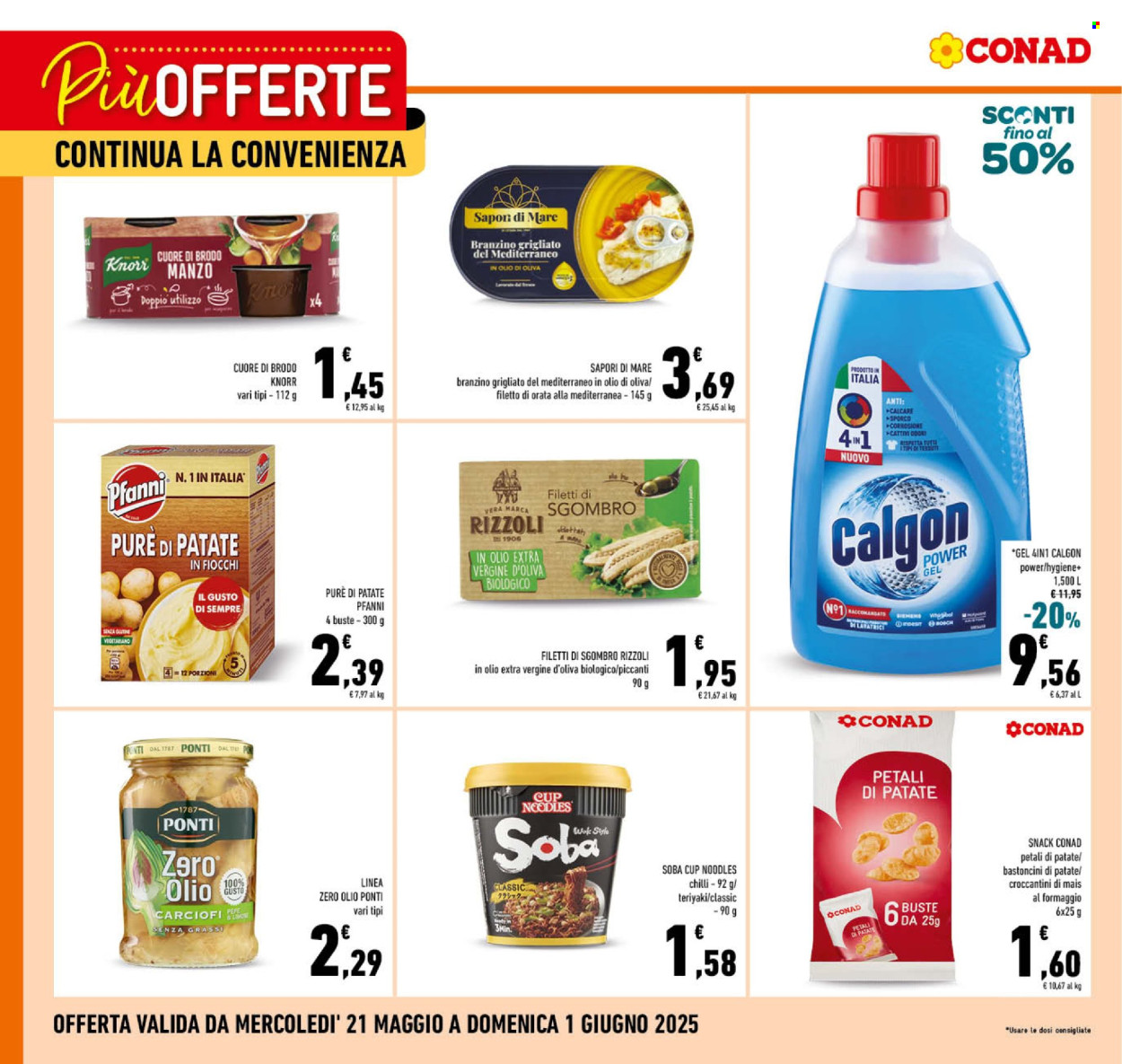 Volantino Conad - 21/5/2025 - 1/6/2025. Pagina 1