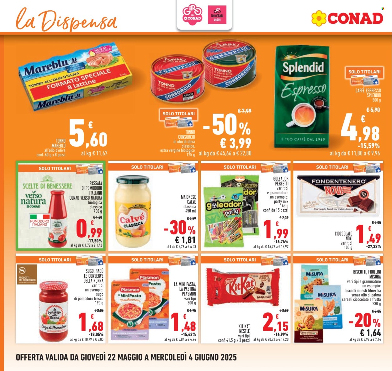 Leták Conad - 22.5.2025 - 4.6.2025. Strana 14
