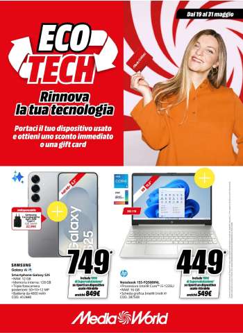 Volantino MediaWorld - 19/5/2025 - 31/5/2025.