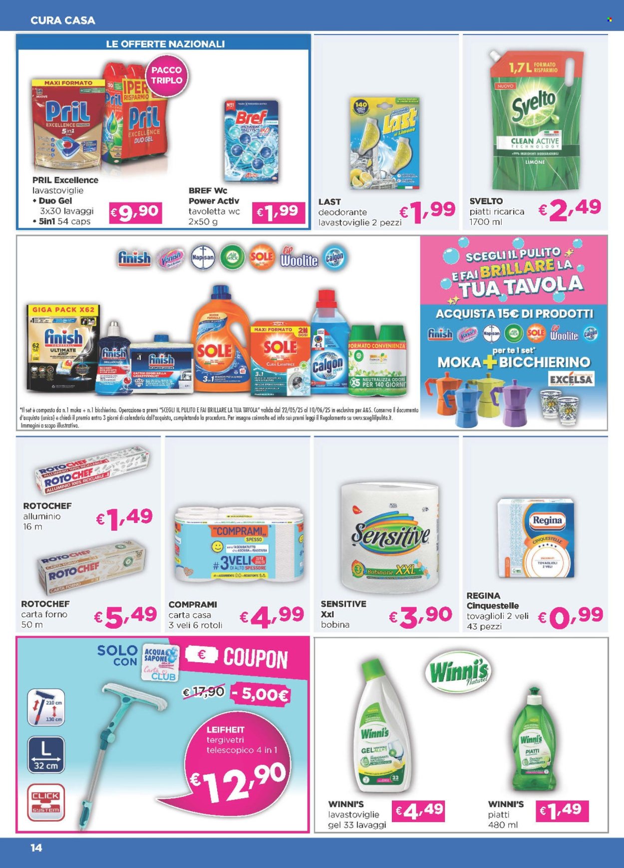 Volantino Acqua & Sapone - 22/5/2025 - 10/6/2025. Pagina 14