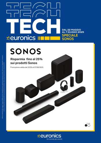 Volantino Euronics - 22/5/2025 - 7/6/2025.