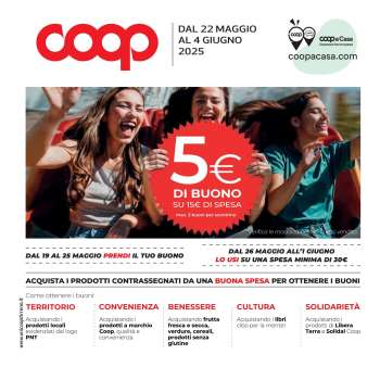 Volantino Coop - 22/5/2025 - 4/6/2025.