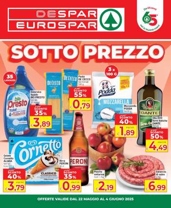 Volantino Eurospar - 22/5/2025 - 4/6/2025.