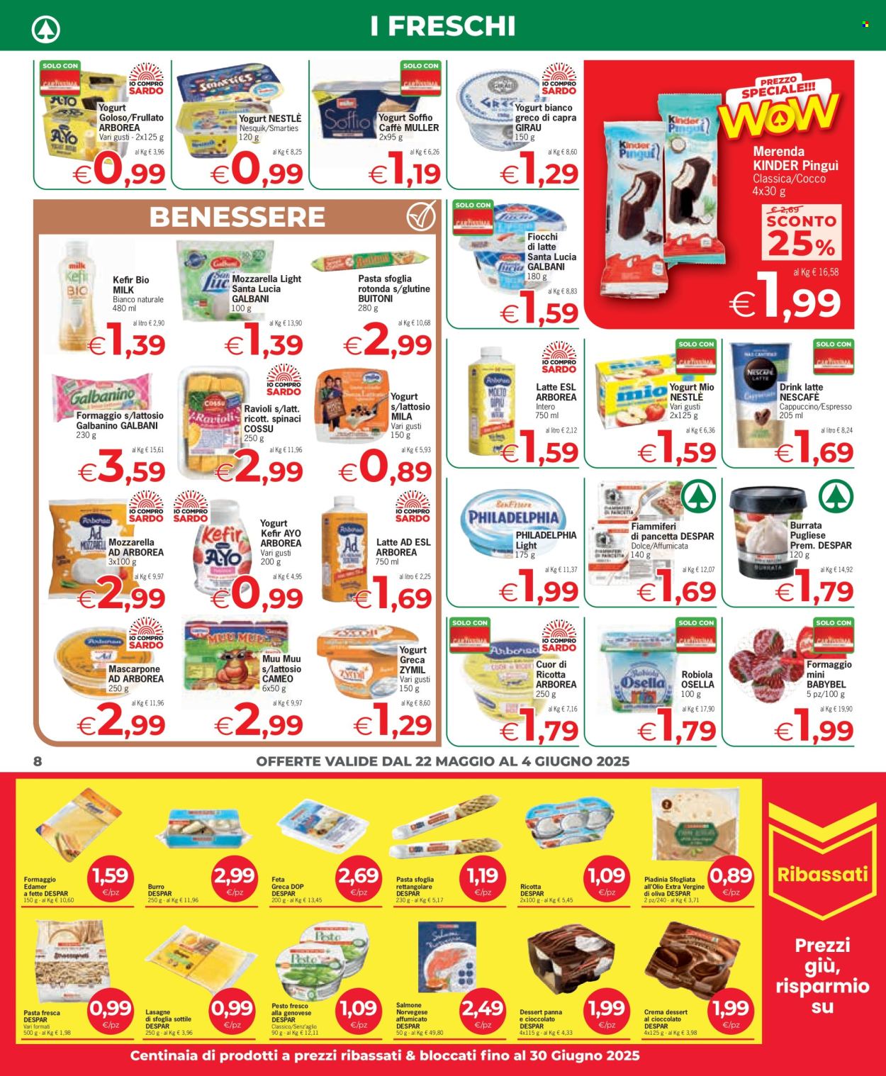 Volantino Eurospar - 22/5/2025 - 4/6/2025. Pagina 8