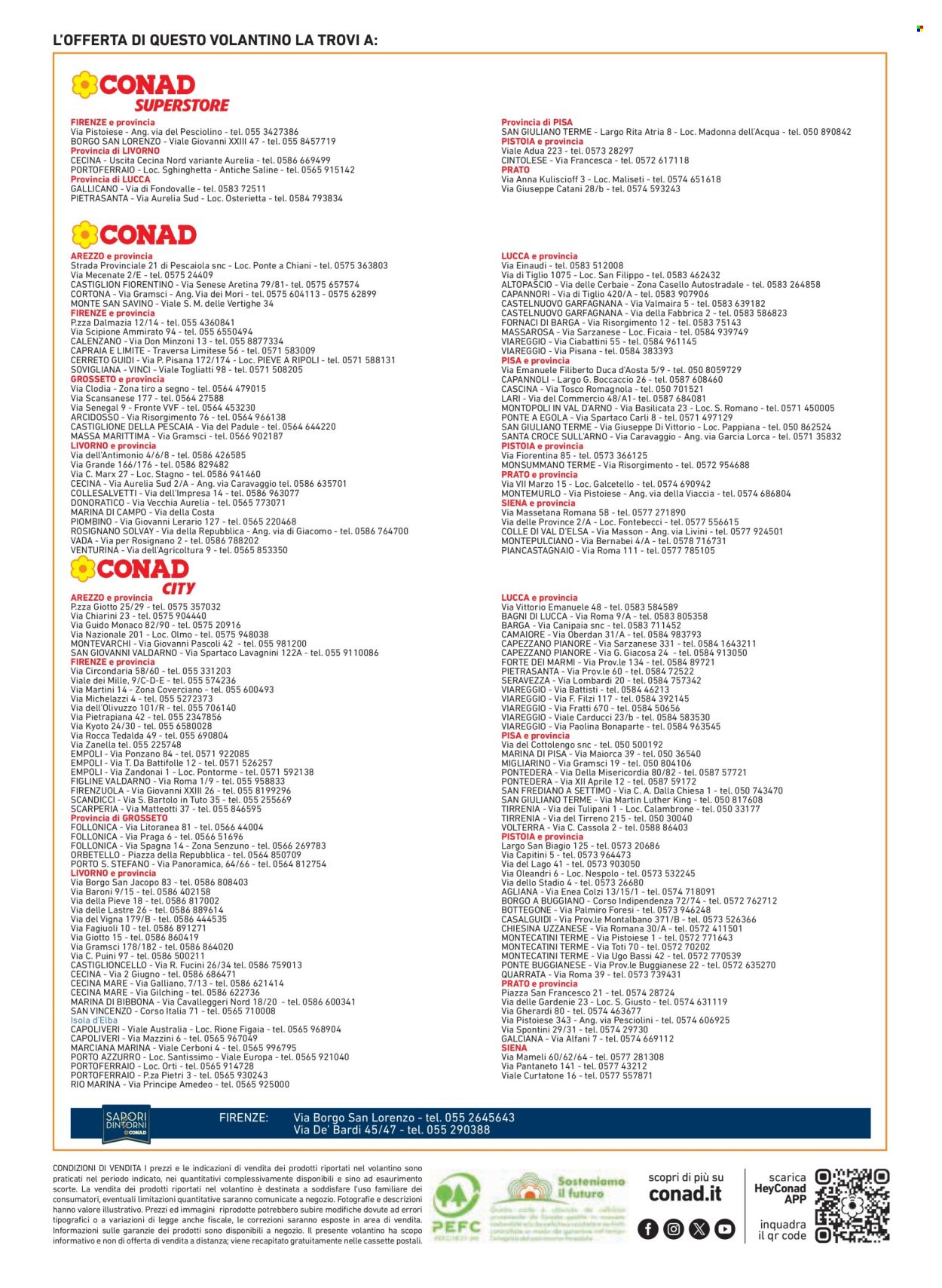 Leták Conad - 5.6.2025 - 18.6.2025. Strana 20