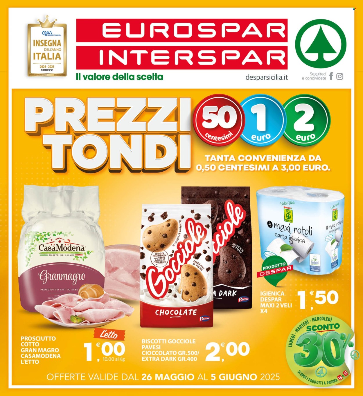 Volantino Interspar - 26/5/2025 - 5/6/2025. Pagina 1