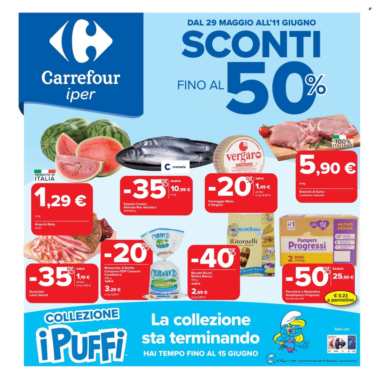 Volantino Carrefour - 29/5/2025 - 11/6/2025. Pagina 1