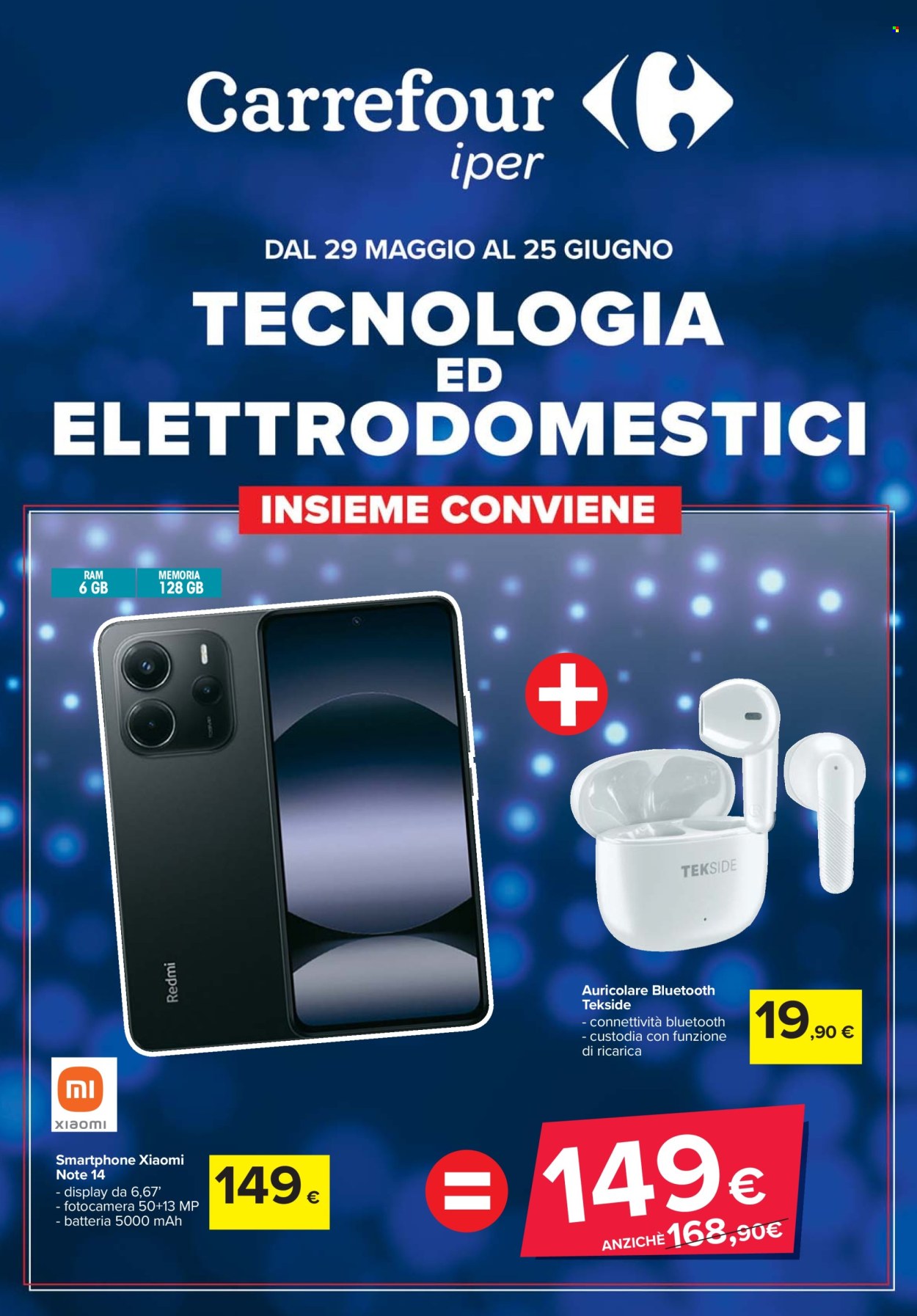 Volantino Carrefour - 29/5/2025 - 25/6/2025. Pagina 1