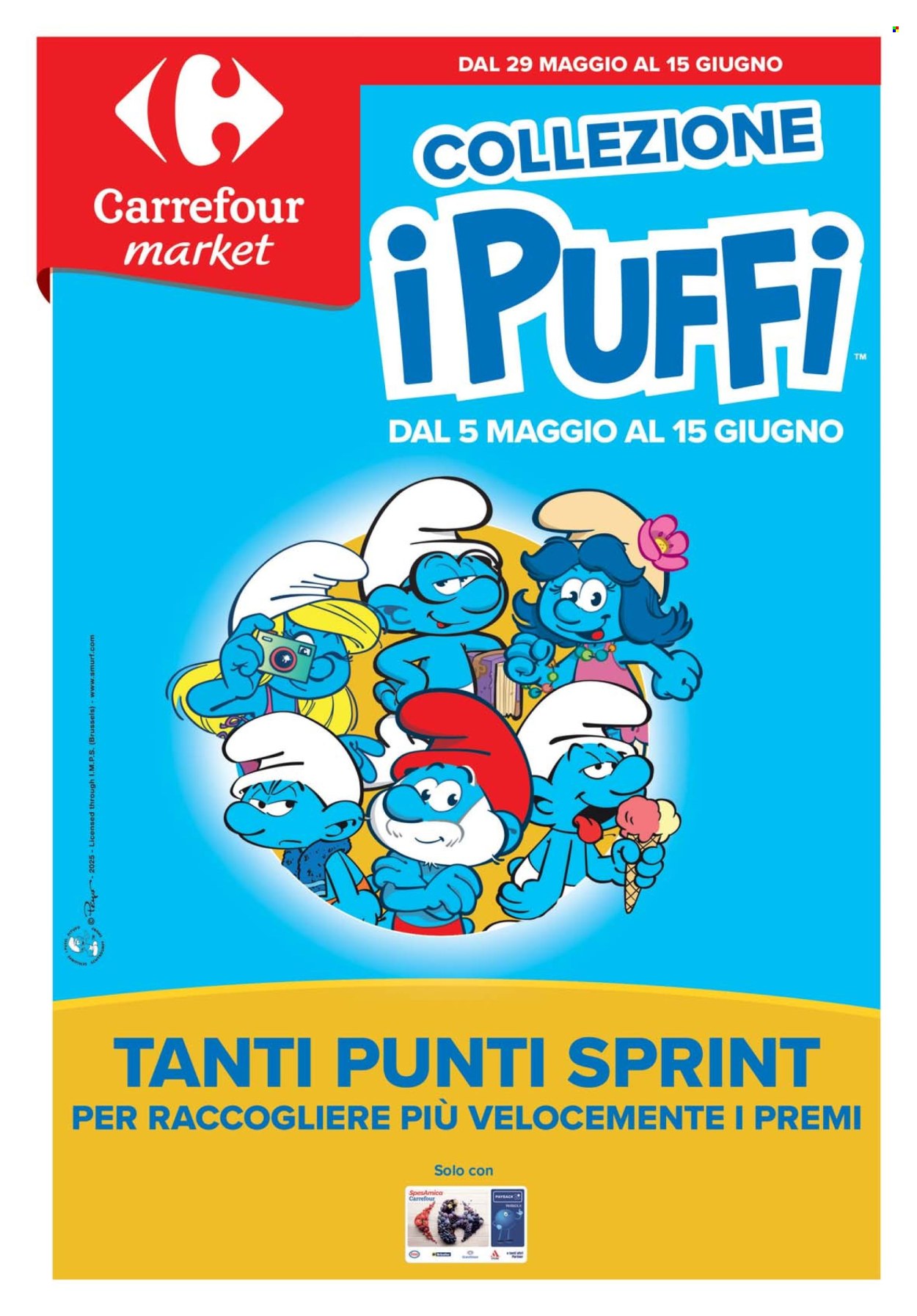 Volantino Carrefour - 29/5/2025 - 15/6/2025. Pagina 1