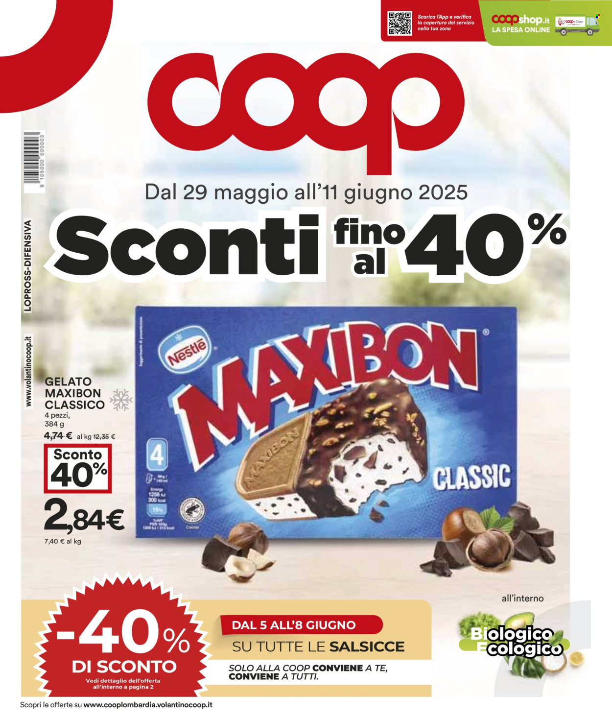 Volantino Coop - 29/5/2025 - 11/6/2025. Pagina 1