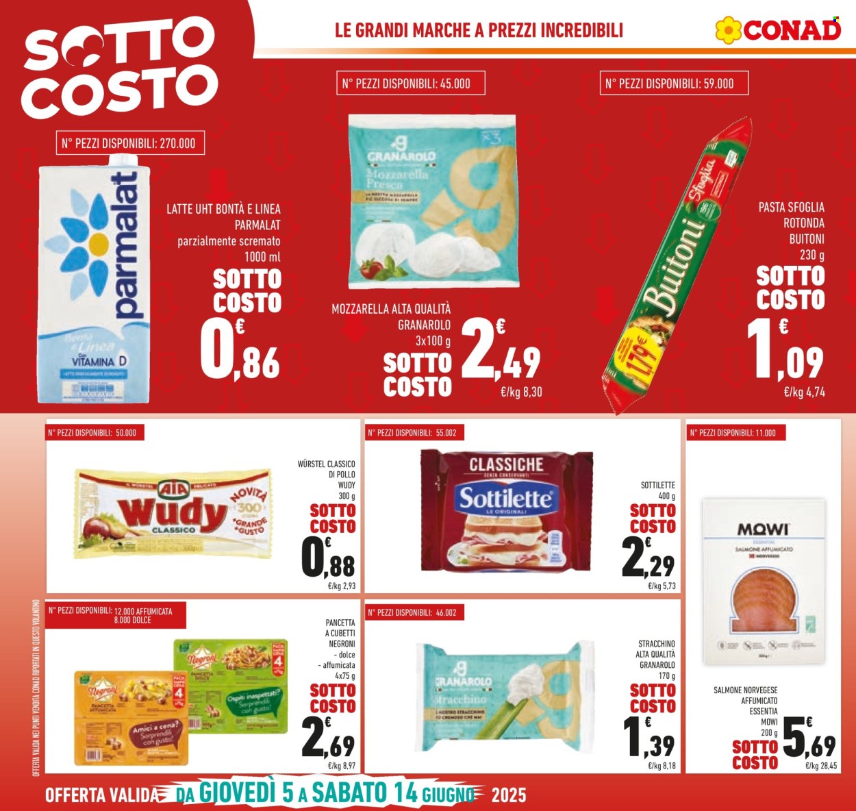 Leták Conad - 5.6.2025 - 17.6.2025. Strana 2