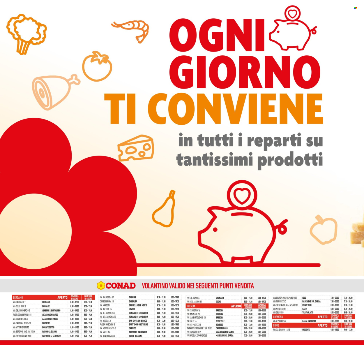 Leták Conad - 5.6.2025 - 17.6.2025. Strana 8