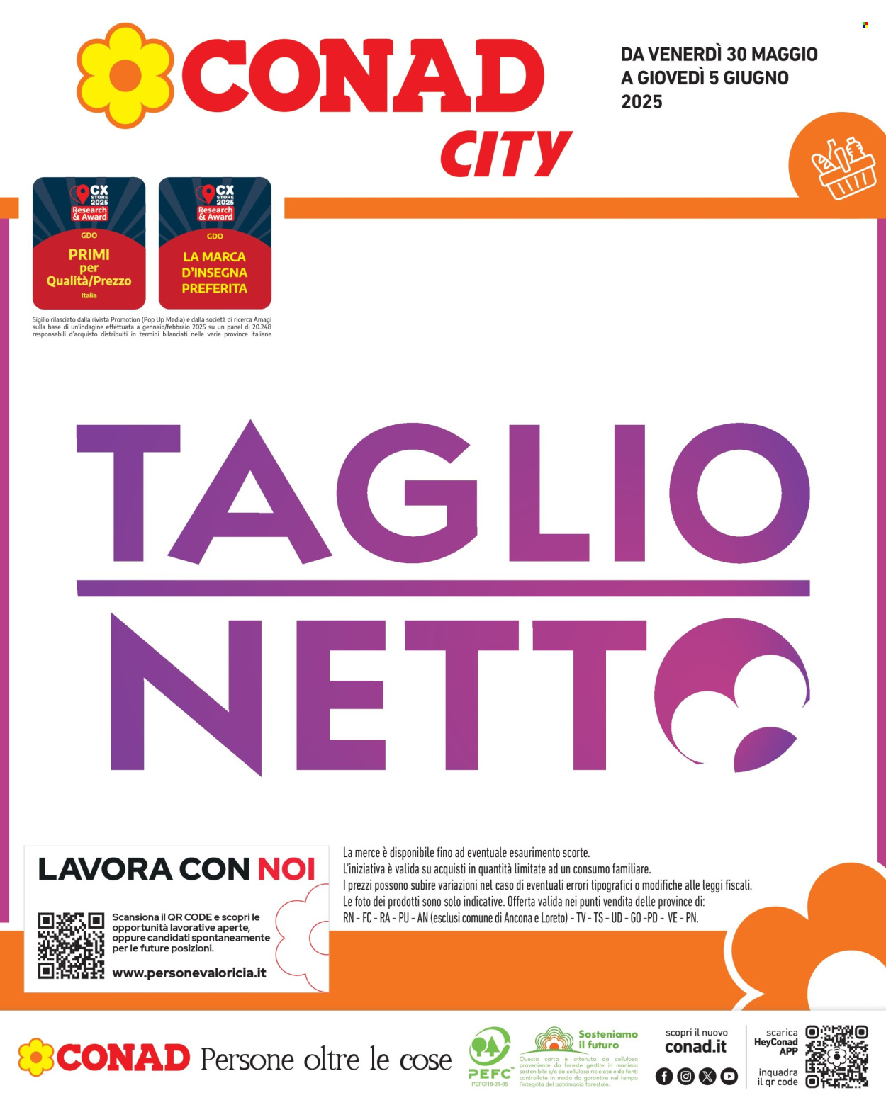 Leták Conad - 30.5.2025 - 5.6.2025. Strana 1