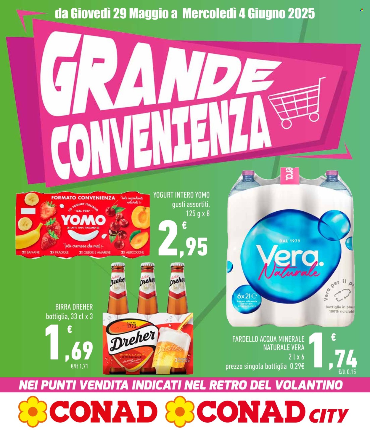 Volantino Conad - 29/5/2025 - 4/6/2025. Pagina 1