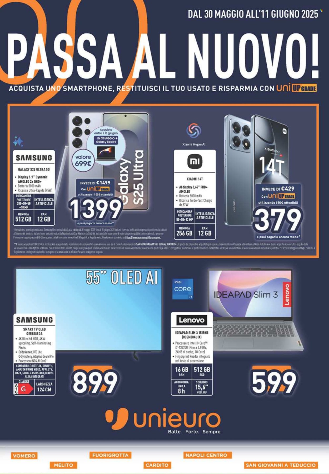 Volantino Unieuro - 30/5/2025 - 11/6/2025. Pagina 1