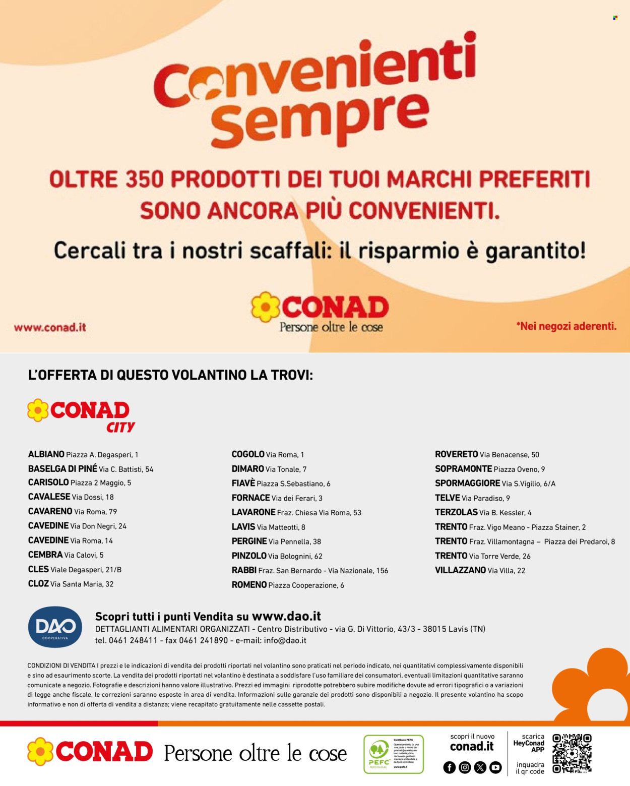 Leták Conad City - 3.6.2025 - 16.6.2025. Strana 20