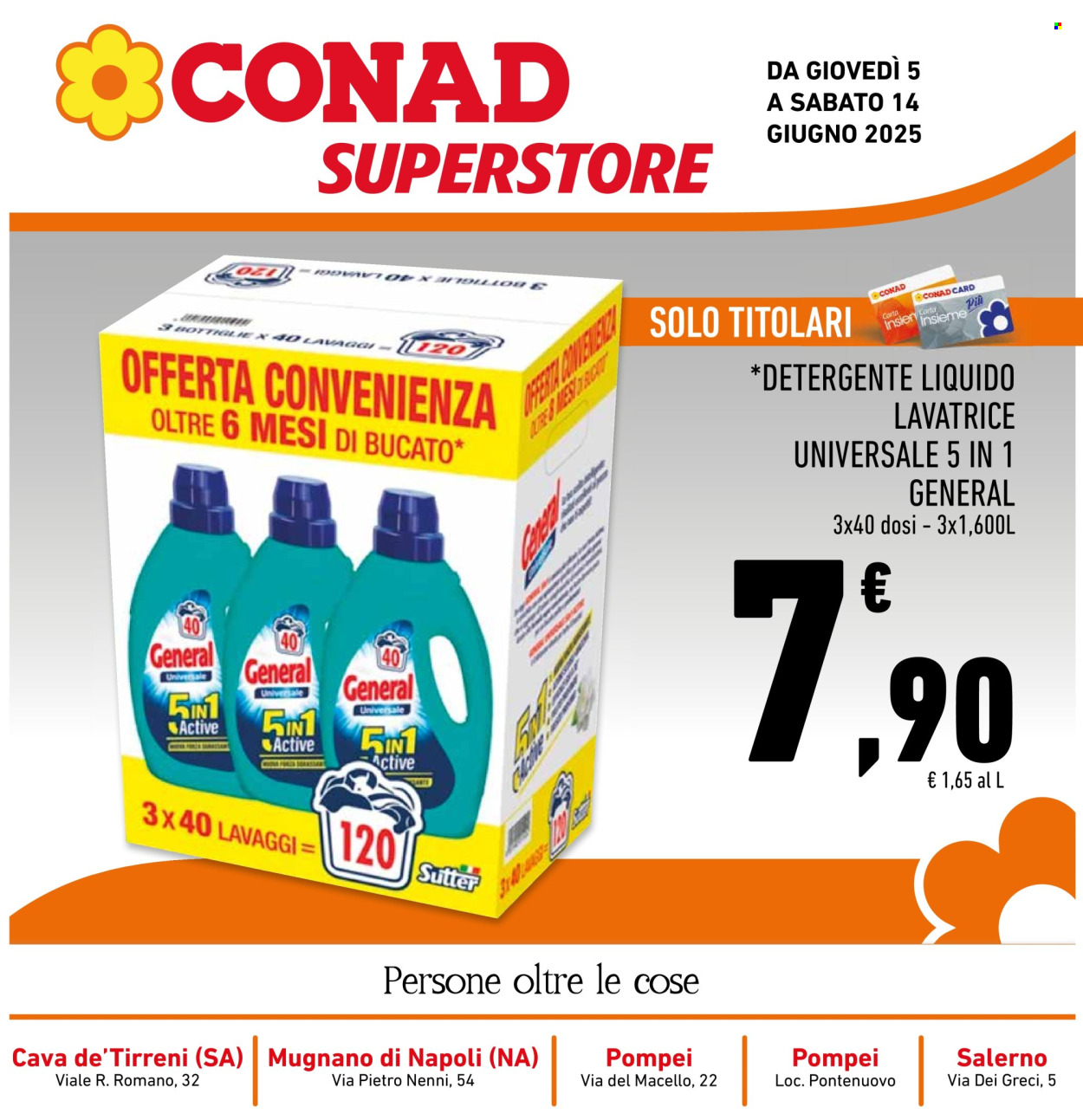 Leták Conad Superstore - 5.6.2025 - 14.6.2025. Strana 1