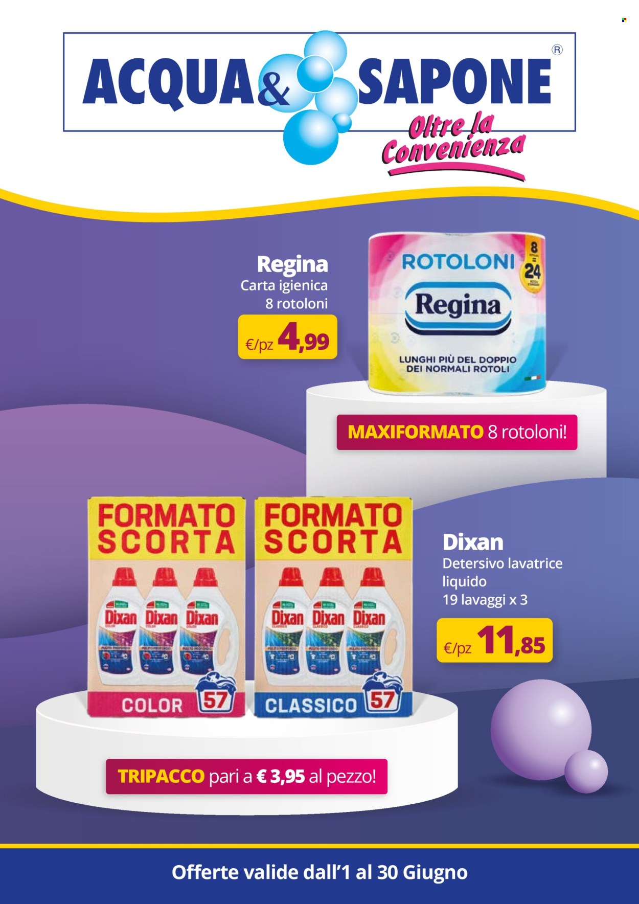 Volantino Acqua & Sapone - 1/6/2025 - 30/6/2025. Pagina 1