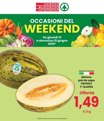 Volantino Eurospar - 12/6/2025 - 15/6/2025.