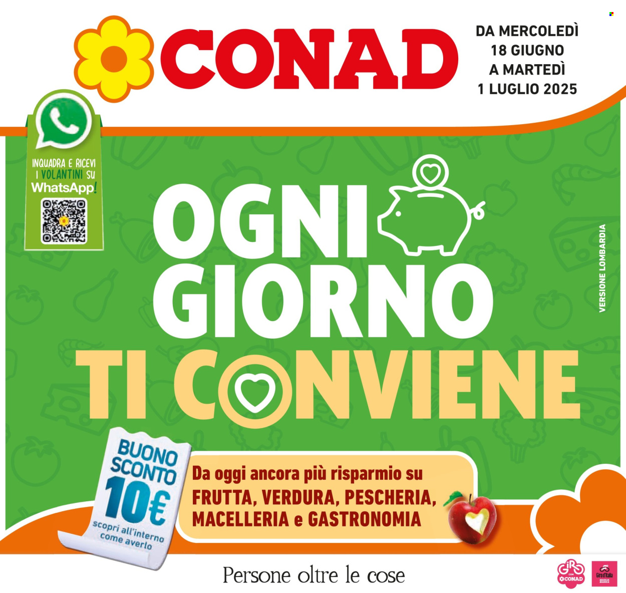 Leták Conad - 18.6.2025 - 1.7.2025. Strana 1