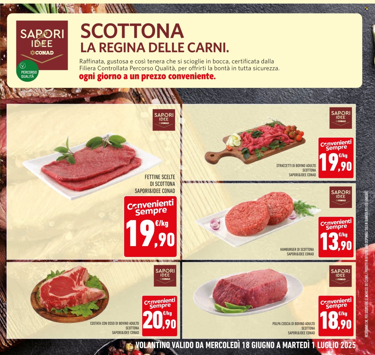 Leták Conad - 18.6.2025 - 1.7.2025. Strana 9