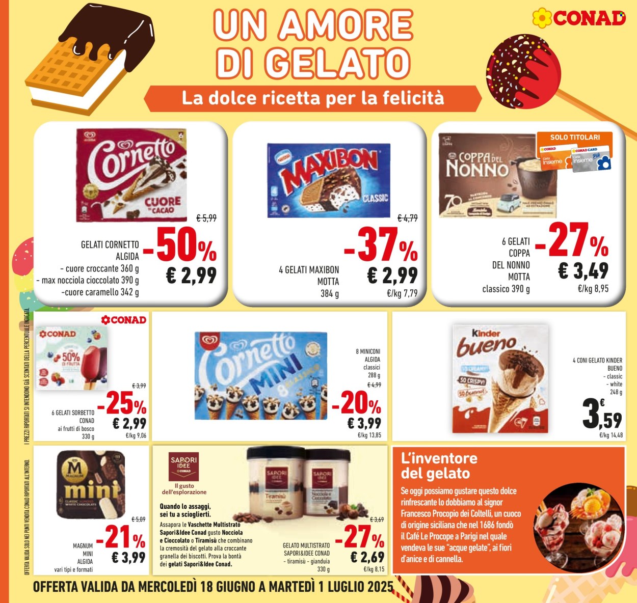 Leták Conad - 18.6.2025 - 1.7.2025. Strana 18
