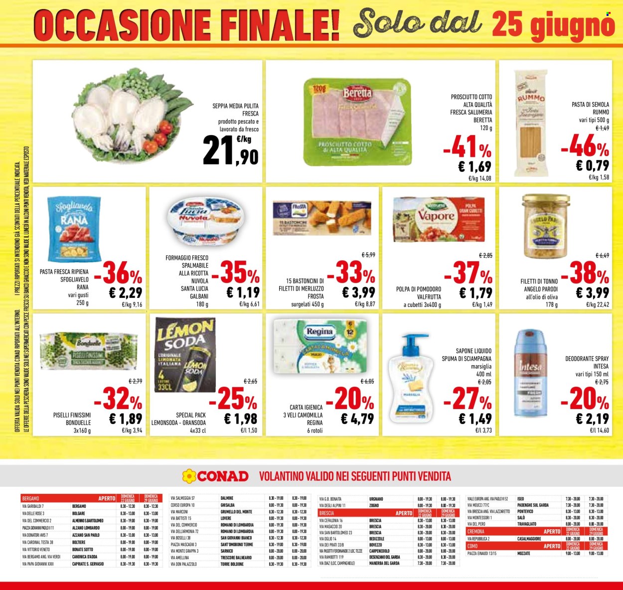 Leták Conad - 18.6.2025 - 1.7.2025. Strana 44